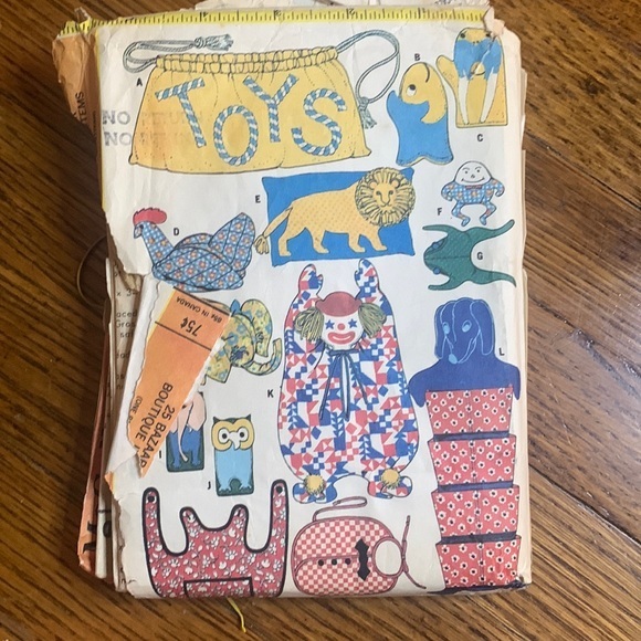 Other - McCall’s Patterns 1967 Toys 8895